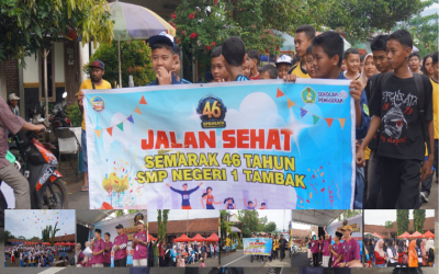 Luar Biasa! Acara Puncak Hari Ulang Tahun Ke-46 SMP Negeri 1 Tambak Terlaksana dengan Meriah!