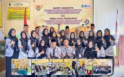 Pemilihan Pengurus Ranting V PGRI SMP Negeri 1 Tambak Masa Bhakti XXIII Tahun 2025–2030
