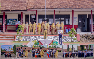 Pagi Ceria di Hari Baru! SMP Negeri 1 Tambak Laksanakan Upacara Pelantikan Organisasi OSIS, PMR, dan Pramuka